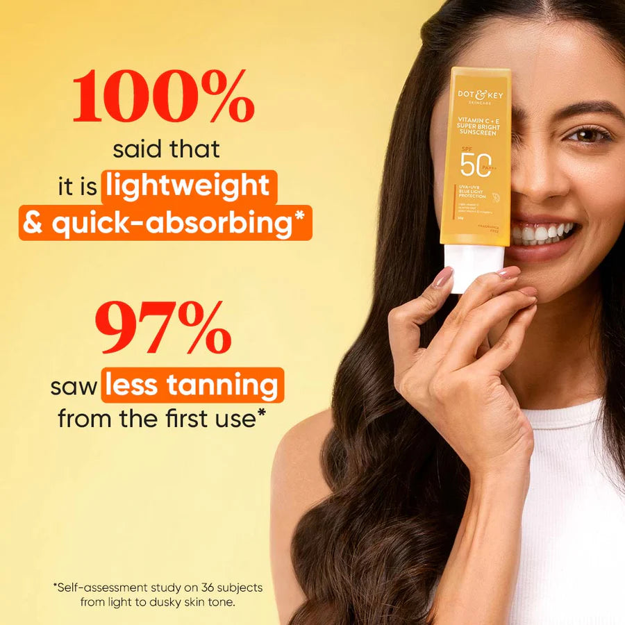 DOT & KEY - Vitamin C + E Sunscreen, SPF 50+ PA++++