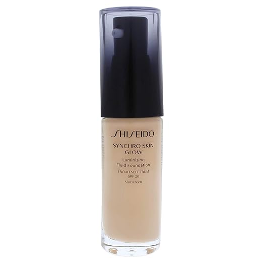 Shiseido - Syncro Skin Glow Luminizing Fluid Foundation, Golden 2, 30ml