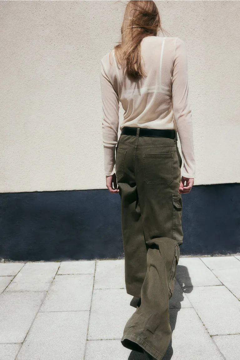 H&M - Wide cargo trousers