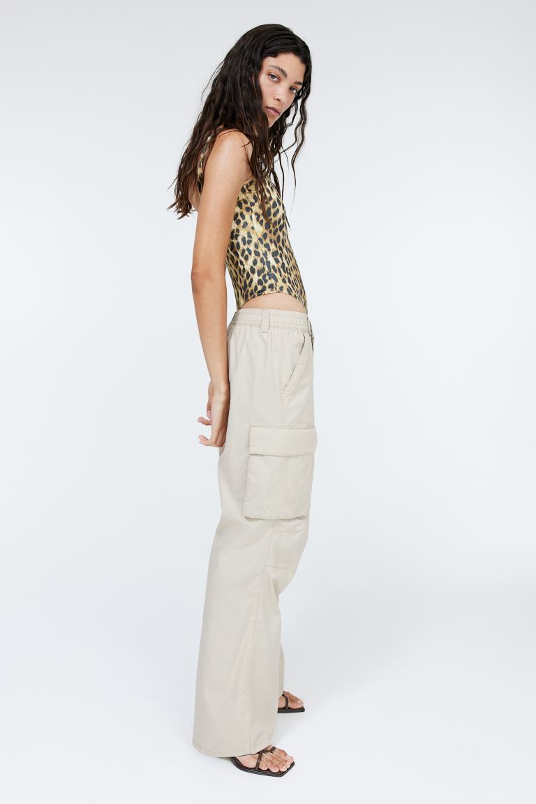 H&M - Canvas cargo trousers