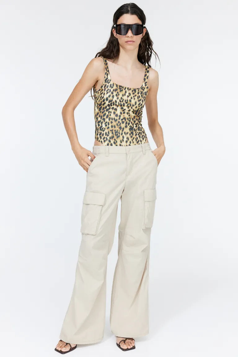 H&M - Canvas cargo trousers