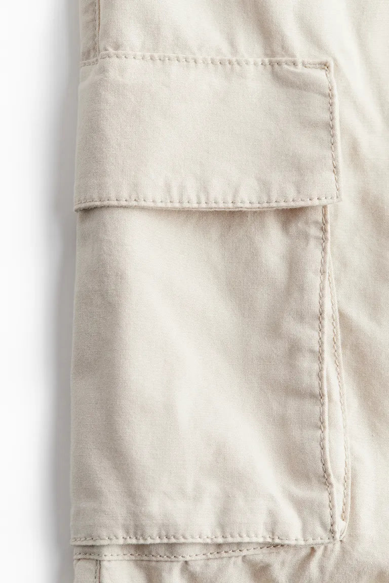 H&M - Canvas cargo trousers