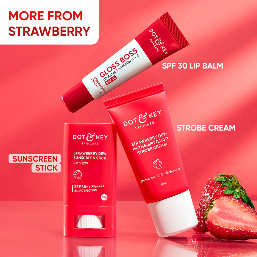 DOT & KEY - Strawberry Dew Sunscreen Stick SPF 50+ PA++++