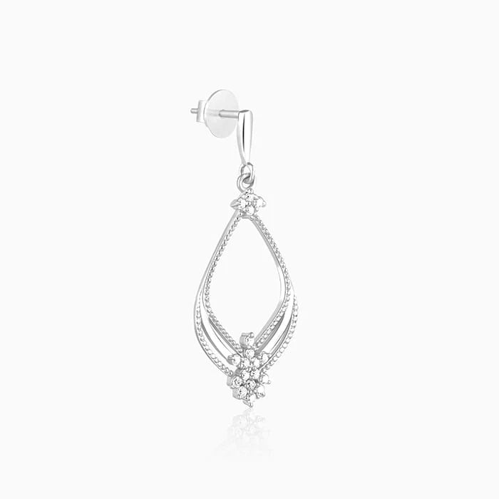 GIVA - Silver Princess Earrings