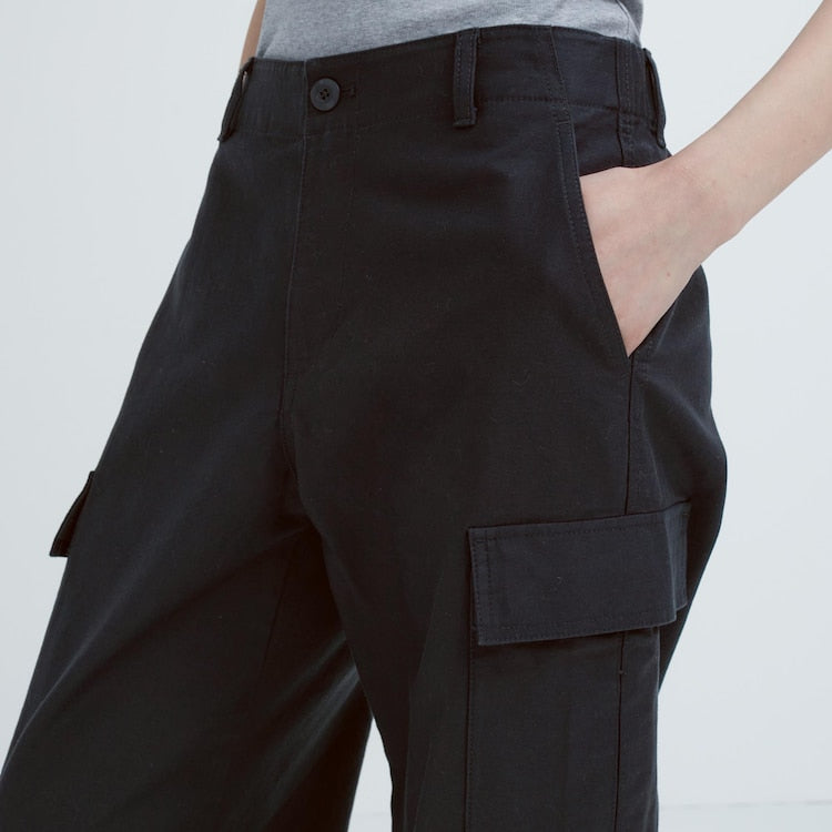 UNIQLO - Wide Straight Cargo Pants