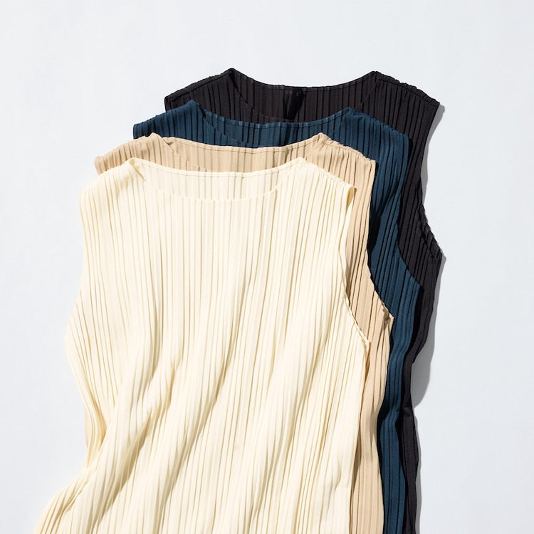 UNIQLO - Pleated Sleeveless T-Shirt