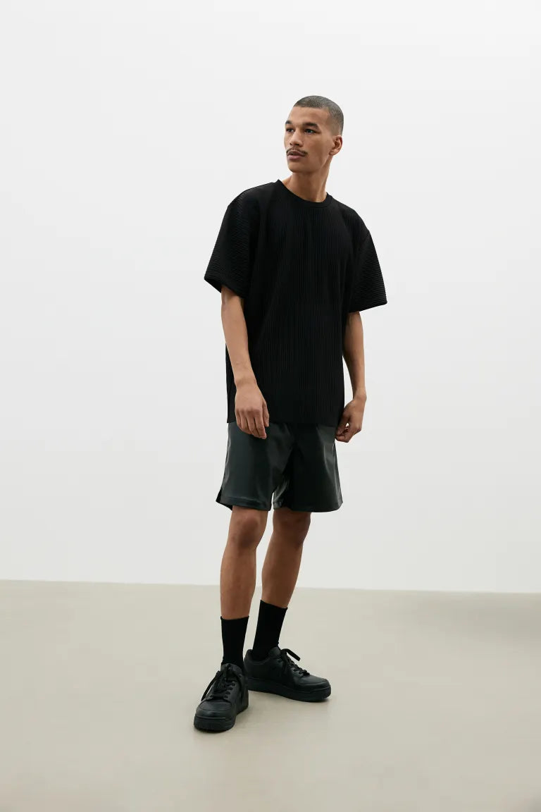 H&M - Loose Fit Pleated T-shirt