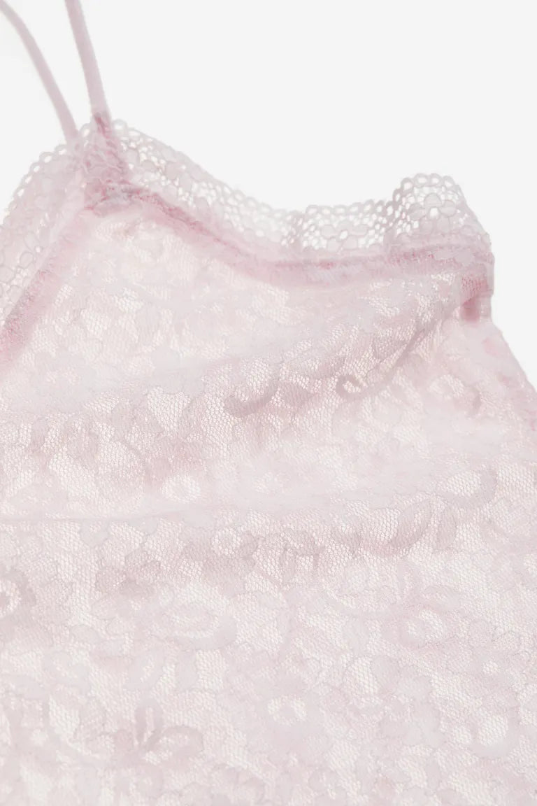 H&M - Sheer lace strappy top