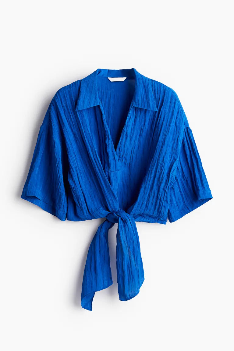 H&M - Tie-detail blouse