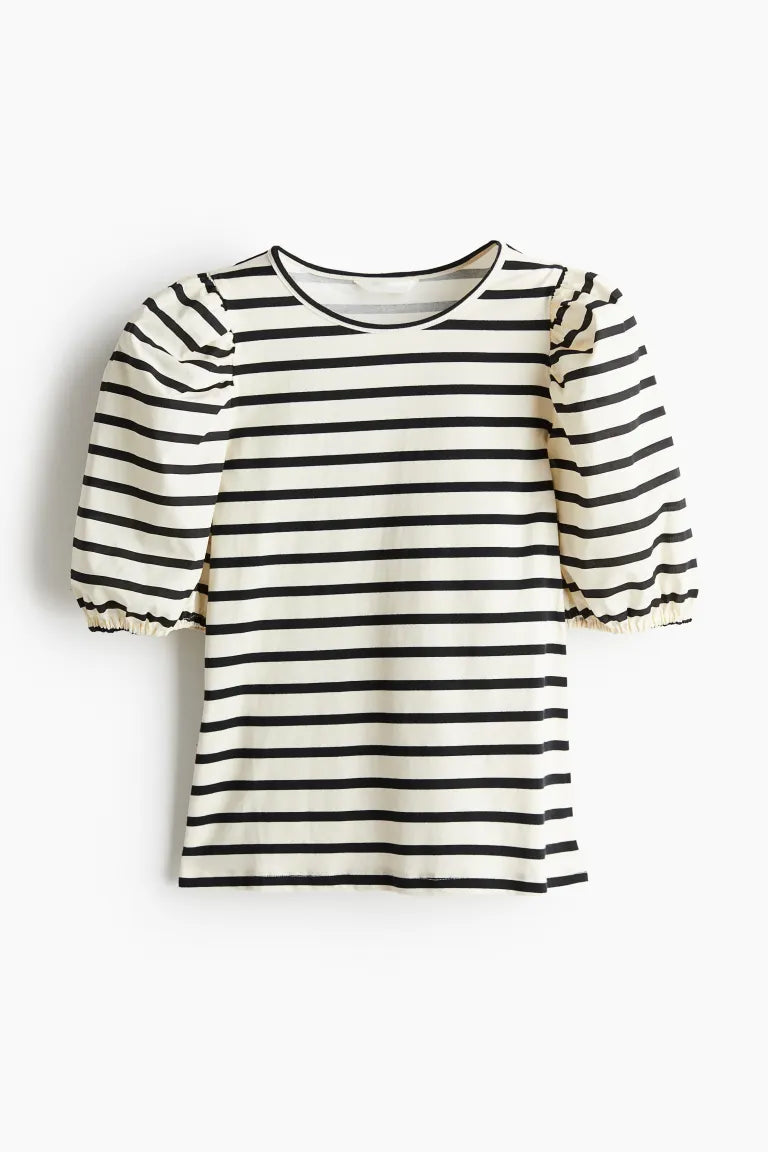 H&M - Puff-sleeved top