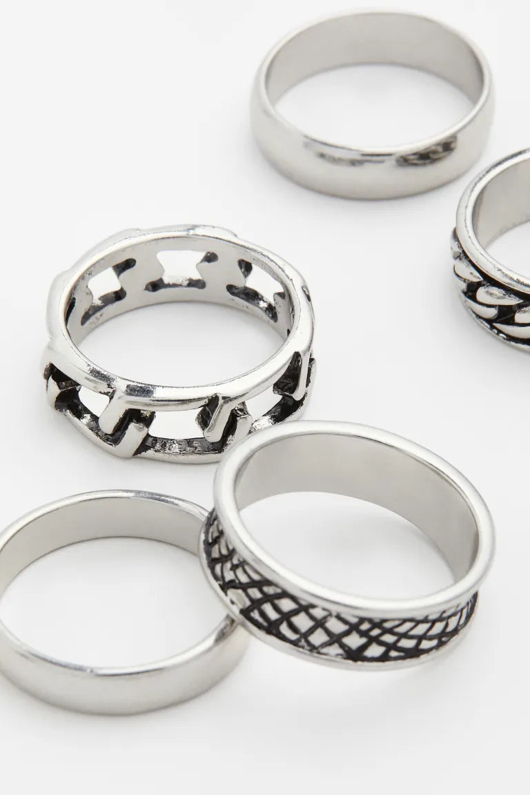 H&M - 5-pack rings