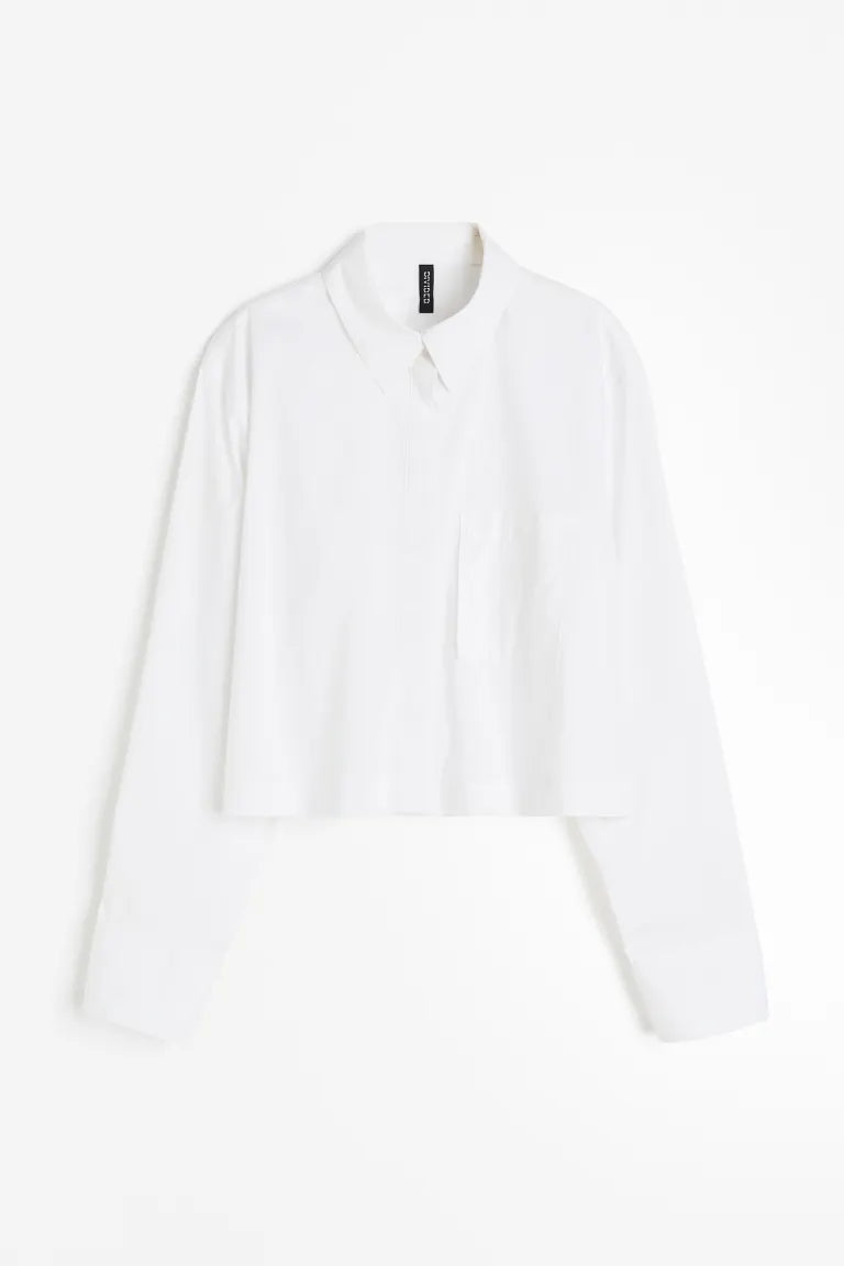 H&M - Boxy-style poplin shirt