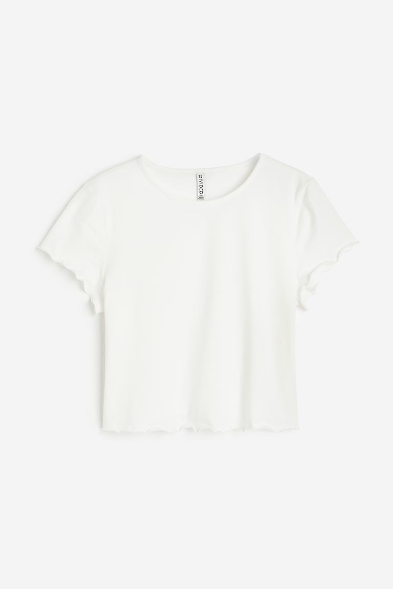 H&M - Cropped T-shirt