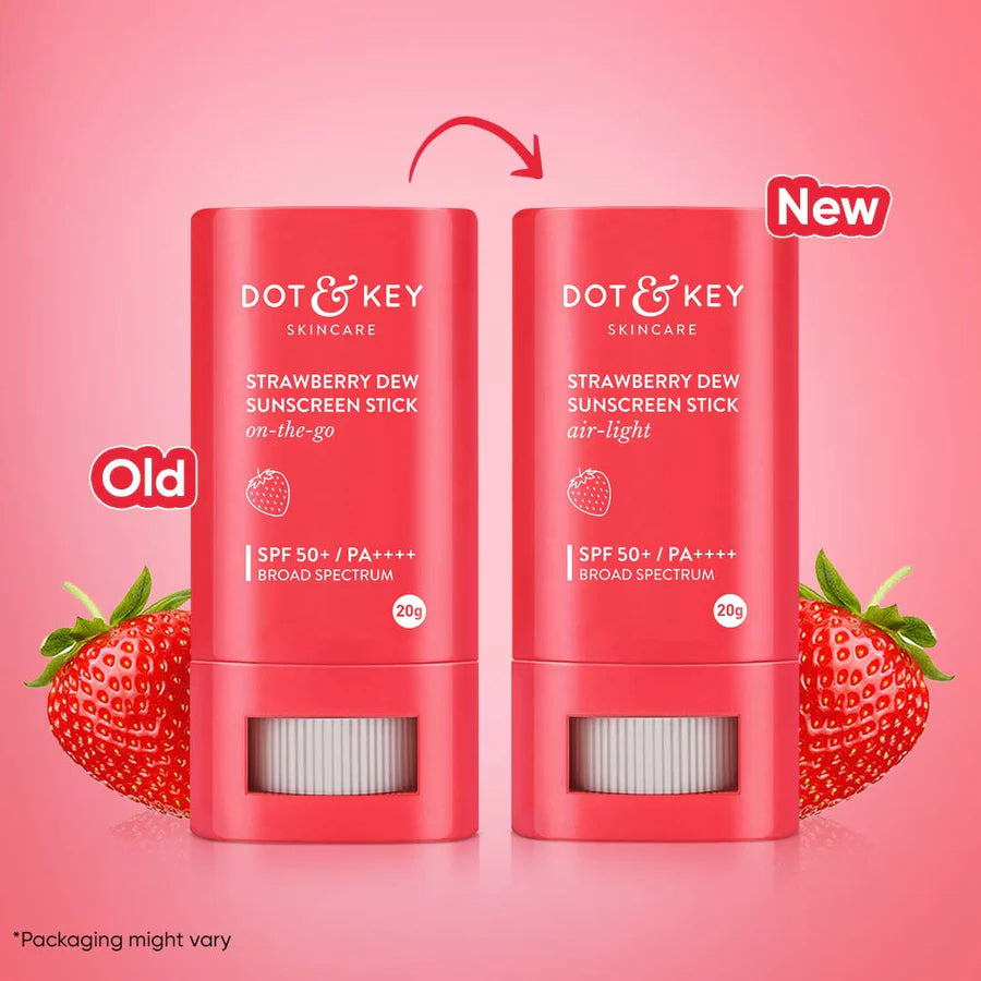 DOT & KEY - Strawberry Dew Sunscreen Stick SPF 50+ PA++++